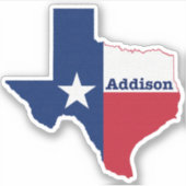 Addison Texas Aufkleber (Vorderseite)