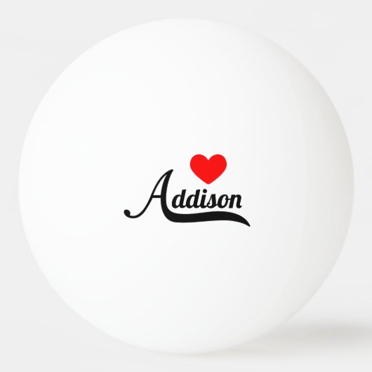 Addison Tischtennisball (Vorderseite)