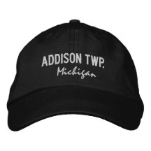 Addison Twp. Michigan bestickte Baseballmütze