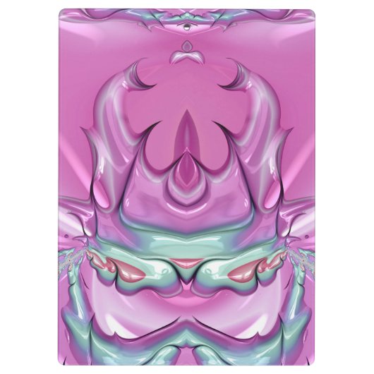 ADDISON ~WOW! STÄRKEN! Rosa Grau Weiß und Cerealie Klemmbrett (Rückseite)