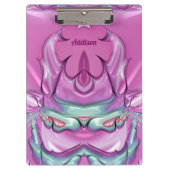 ADDISON ~WOW! STÄRKEN! Rosa Grau Weiß und Cerealie Klemmbrett (Vorderseite)