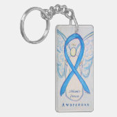 Addison's Disease Angel Awareness Ribbon Schlüssel Schlüsselanhänger (Vorderseite links)