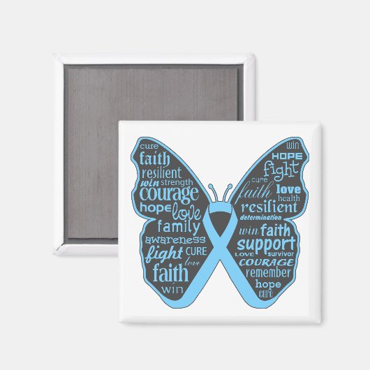 Addison's Disease Awareness Butterfly Magnet (Vorderseite/Rückseite)