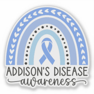 Addison's Disease Awareness Rainbow, Seltene Krank Aufkleber