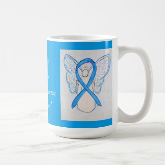 Addison's Disease Awareness Ribbon Angel Tasse (Rechts)