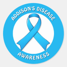 Addison's Disease Awareness Ribbon