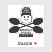 Addison's Disease Warrior Sticker (Blatt)