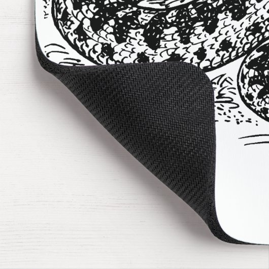 Additionsmaschinen-Schlange Mousepad (Ecke)