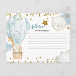 Addon Card Blue Hot Air Ballon Jungle Begleitkarte