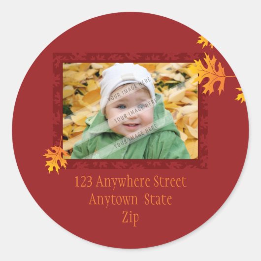 ADDRESS FOTO STICKER :: mache Blätter 1A (Vorderseite)