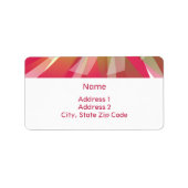 Address Labels - Abstract Adressaufkleber (Vorne)