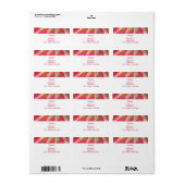 Address Labels - Abstract Adressaufkleber (Vorne)