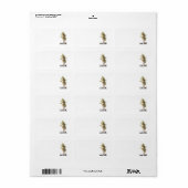 Address Labels Art&Design Stile Adressaufkleber (Vorne)