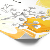 Addressee Babydusche Schildgelbe Honigbiene Thema Poster (Ecke)