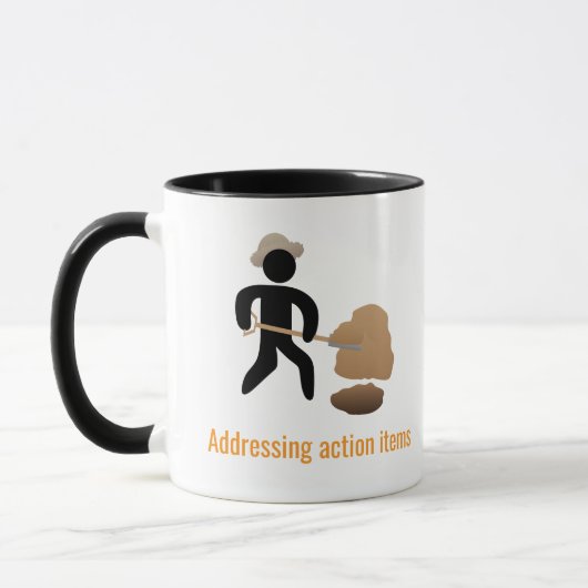 Addressing Action Items Mug Tasse (Links)