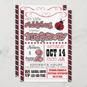 Addybug 2. einladung (Vorne/Hinten)