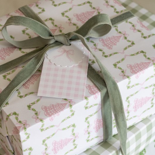 Addys Weihnachtsbaumen Geschenkpapier Set