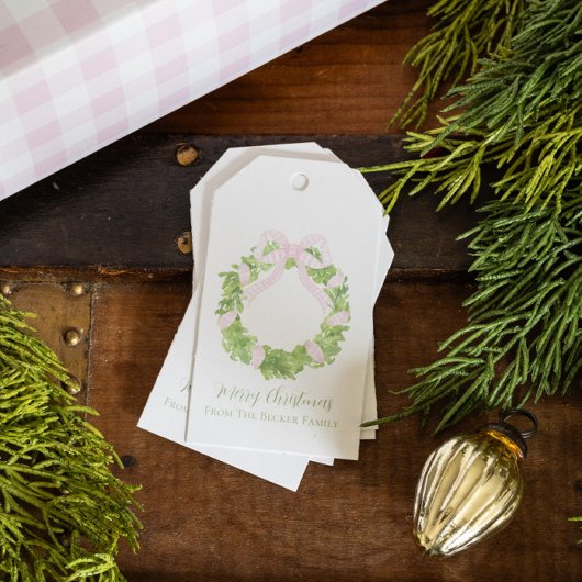 Addy's Wreath-Gift-Tags Geschenkanhänger