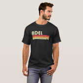 Adel Ia Iowa Funny City Zuhause Roots Retro 70er 8 T-Shirt (Vorne ganz)