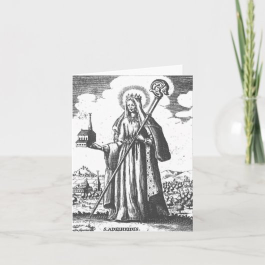 Adelaide, Abbess von Vilich Karte (Vorderseite)