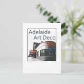 Adelaide Art Deco - Woodville Hotel Postkarte (Stehend Vorderseite)