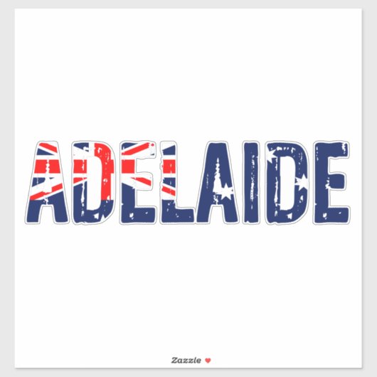 Adelaide Australia Aufkleber (Blatt)