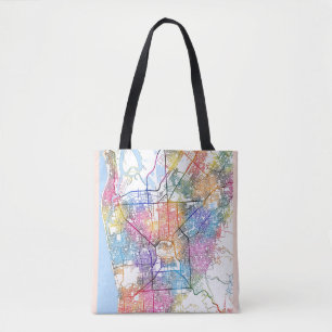Adelaide Australia City Map Tasche