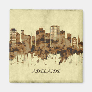 Adelaide Australia Cityscape Magnet