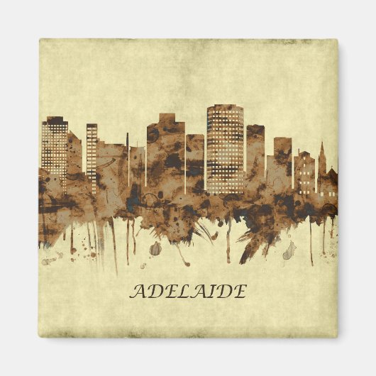 Adelaide Australia Cityscape Magnet (Vorne)