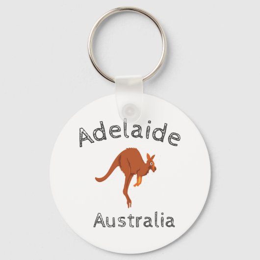 Adelaide Australia Kangaroo Schlüsselanhänger (Vorderseite)