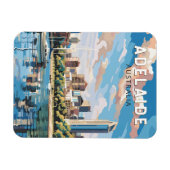 Adelaide Australia Reisen Art Vintag Magnet (Horizontal)