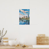 Adelaide Australia Reisen Art Vintag Poster (Küche)