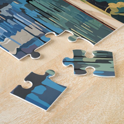 Adelaide Australia Reisen Art Vintag Puzzle (Seite)