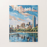 Adelaide Australia Reisen Art Vintag Puzzle<br><div class="desc">Adelaide Retro Vektor-Reise-Design. Adelaide ist das Tor zu weltberühmten Orten wie der Kangaroo Insel und den besten Weinregionen Australiens,  darunter das Barossatal,  das McLaren Vale und das Clare Valley.</div>