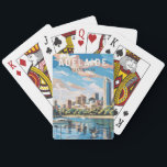 Adelaide Australia Reisen Art Vintag Spielkarten<br><div class="desc">Adelaide Retro Vektor-Reise-Design. Adelaide ist das Tor zu weltberühmten Orten wie der Kangaroo Insel und den besten Weinregionen Australiens,  darunter das Barossatal,  das McLaren Vale und das Clare Valley.</div>