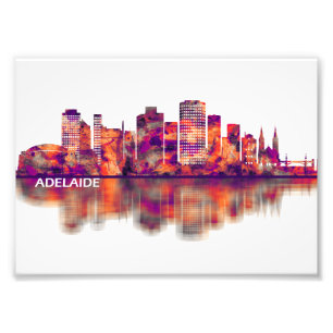 Adelaide Australia Skyline Fotodruck