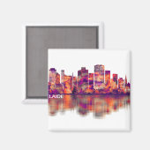 Adelaide Australia Skyline Magnet (Vorderseite/Rückseite)