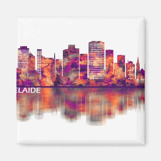 Adelaide Australia Skyline Magnet (Vorne)
