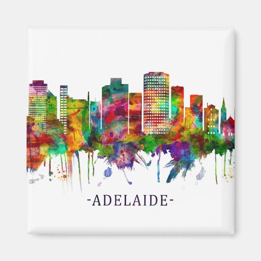 Adelaide Australia Skyline Magnet (Vorne)