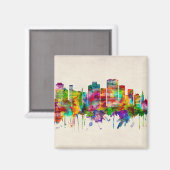 Adelaide Australia Skyline Magnet (Vorderseite/Rückseite)