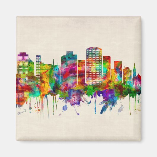Adelaide Australia Skyline Magnet (Vorne)