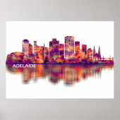 Adelaide Australia Skyline Poster (Vorne)