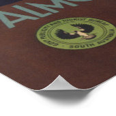 Adelaide, Australia Vintage Travel Poster (Ecke)