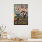 Adelaide, Australia Vintage Travel Poster (Küche)