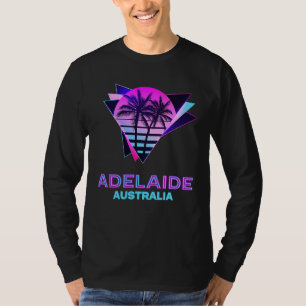 Adelaide Australien 80er Palme Retro Vintage Souve T-Shirt