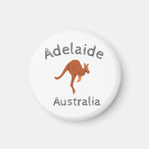Adelaide Australien Kangaroo Magnet
