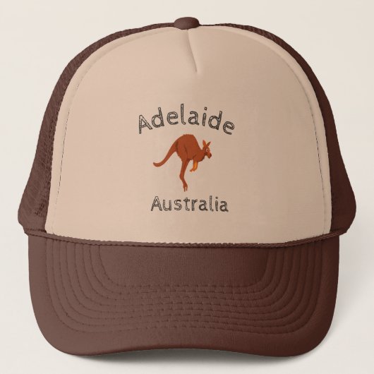 Adelaide Australien Kangaroo Truckerkappe (Vorderseite)
