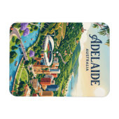 Adelaide Australien Magnet (Horizontal)