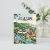 Adelaide Australien Postkarte (Stehend Vorderseite)