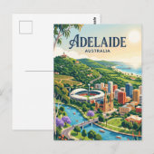 Adelaide Australien Postkarte (Vorne/Hinten)